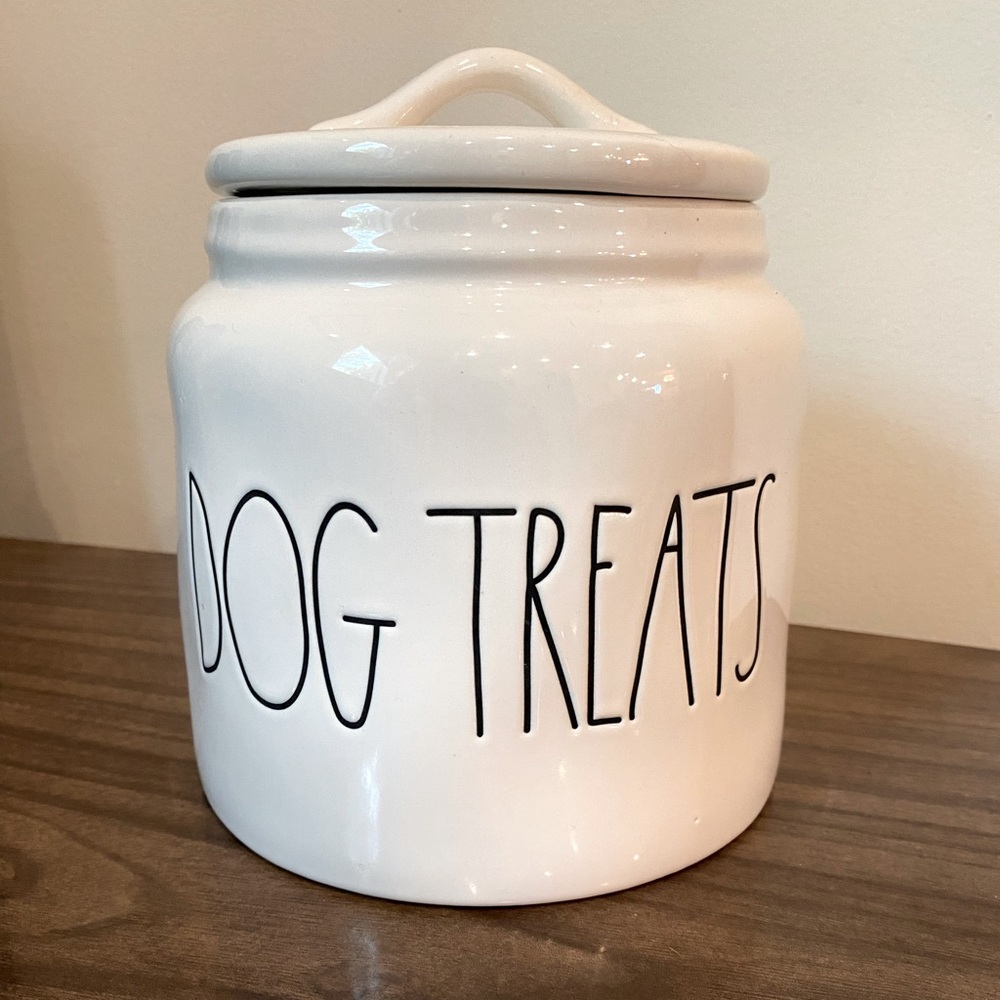 RAE DUNN Dog Treats Canister